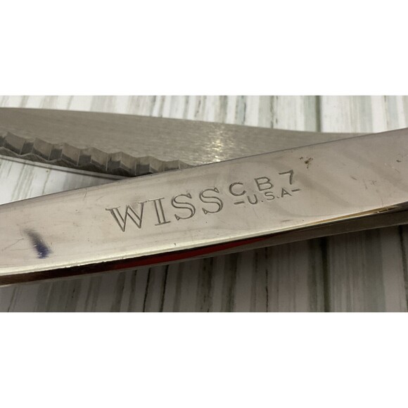 Vintage Wiss Pinking Shears CB-7 with Original Package - Picture 3 of 5